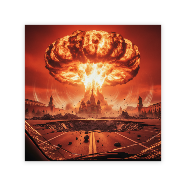 Premium Mounted Prints Nuclear blast at moscow