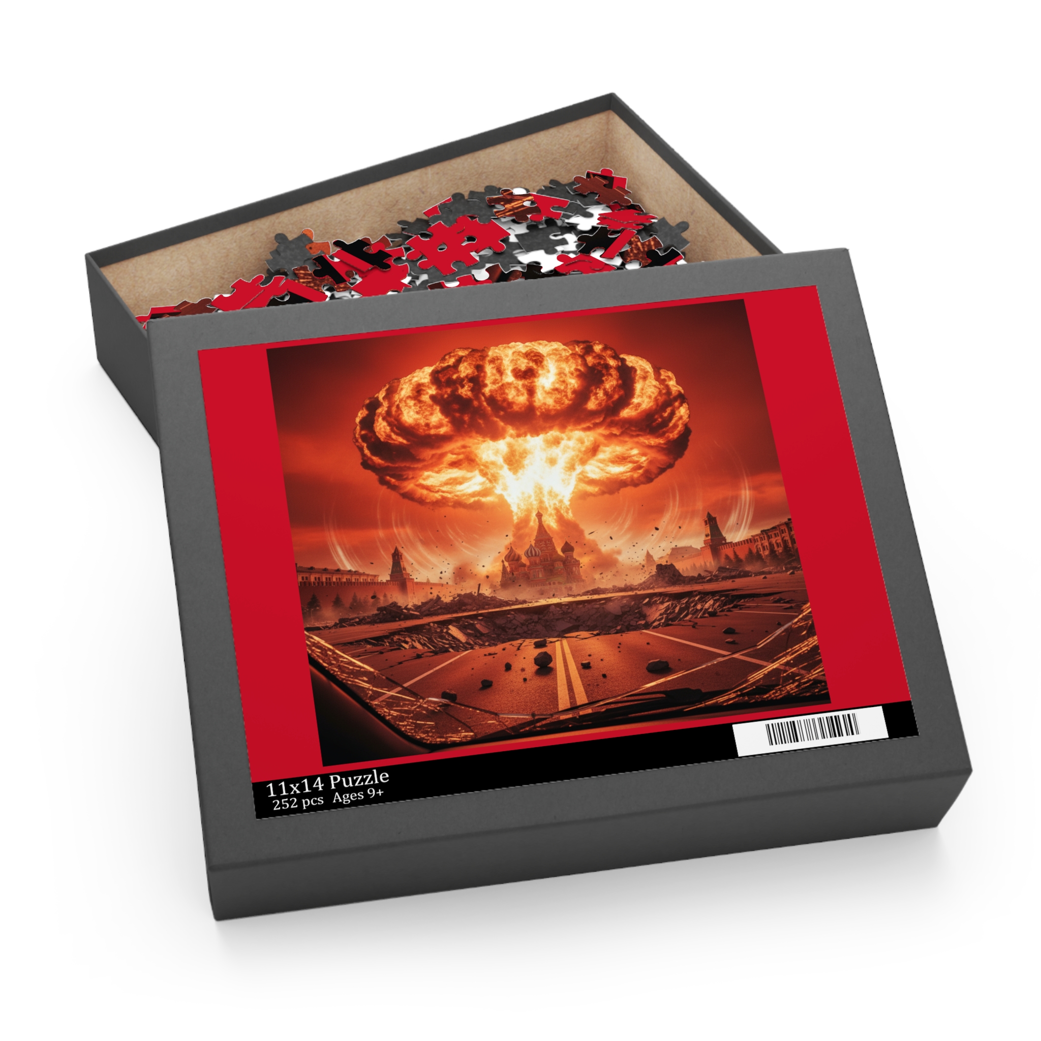 Nuclear Mushroom Cloud Jigsaw Puzzle — Apocalyptic 120/252/500-Piece Collectible — изображение 3