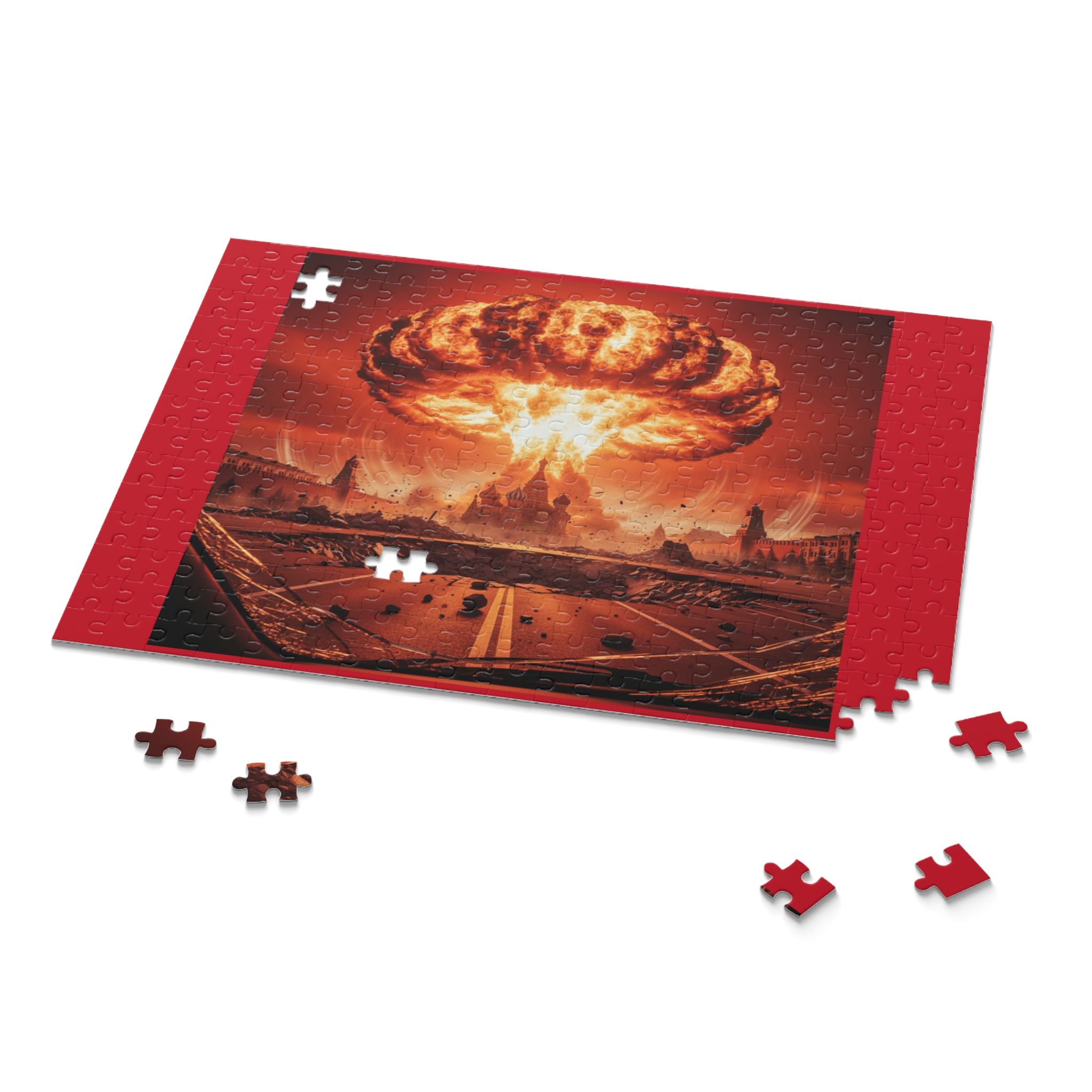 Nuclear Mushroom Cloud Jigsaw Puzzle — Apocalyptic 120/252/500-Piece Collectible — изображение 4