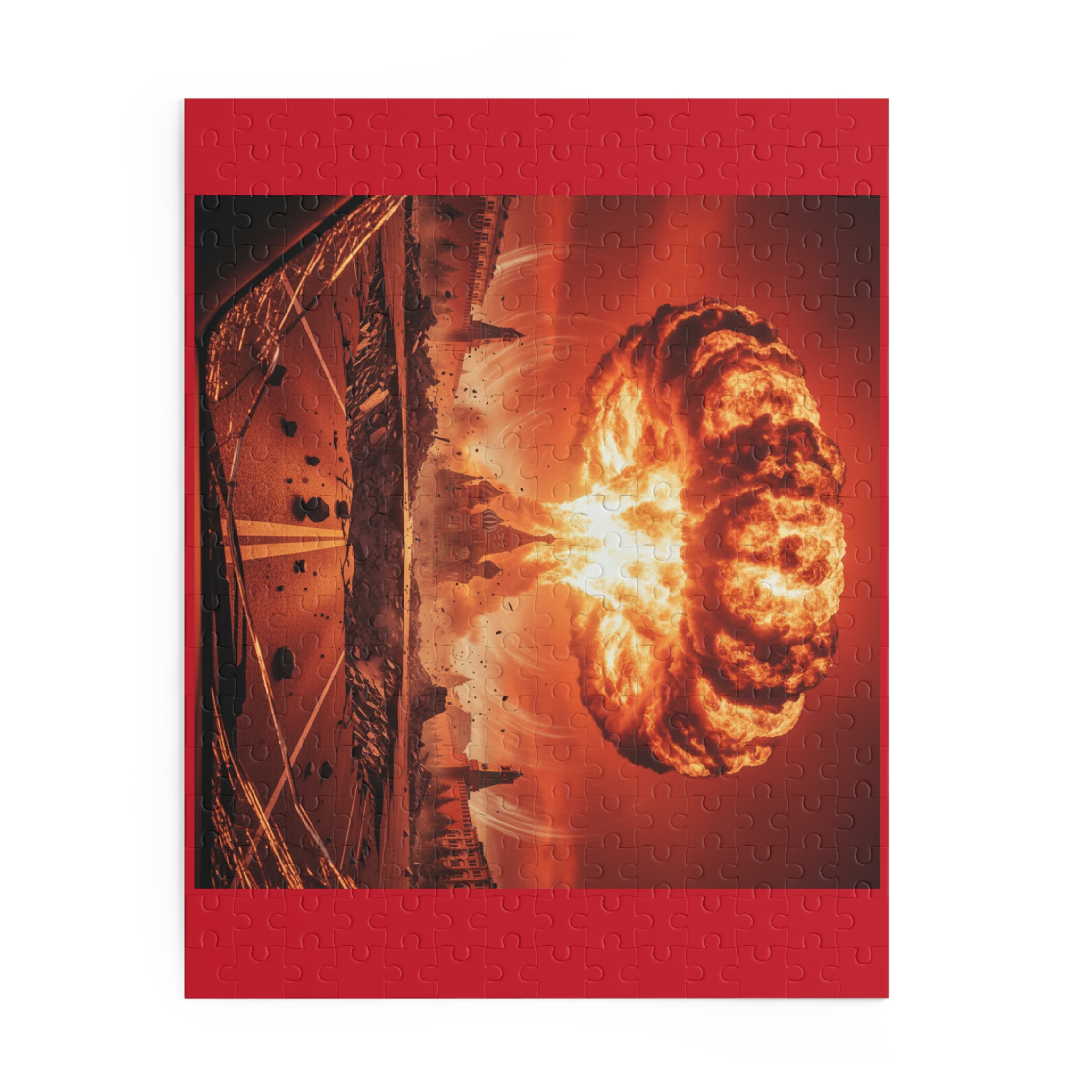 Nuclear Mushroom Cloud Jigsaw Puzzle — Apocalyptic 120/252/500-Piece Collectible — изображение 2