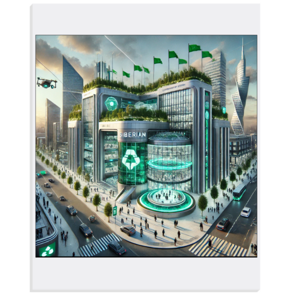 Acrylic Prints Bank Of Siberia In Future