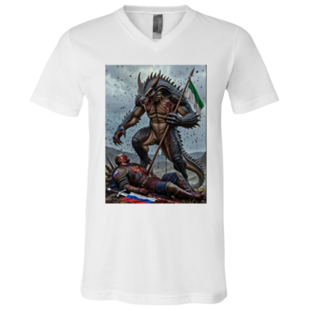 3005 Bella + Canvas Unisex Jersey SS V-Neck T-Shirt Siberia Wins