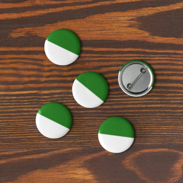 Set of pin buttons
