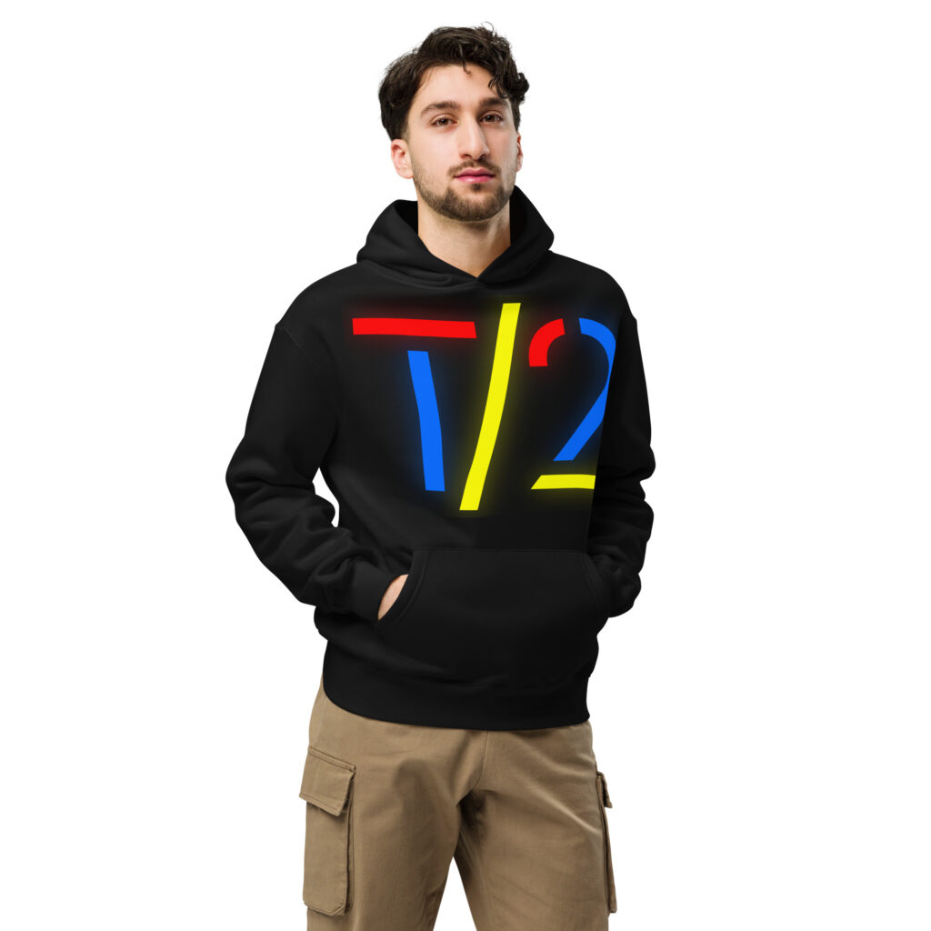 Unisex oversized hoodie T2 Linux Fan