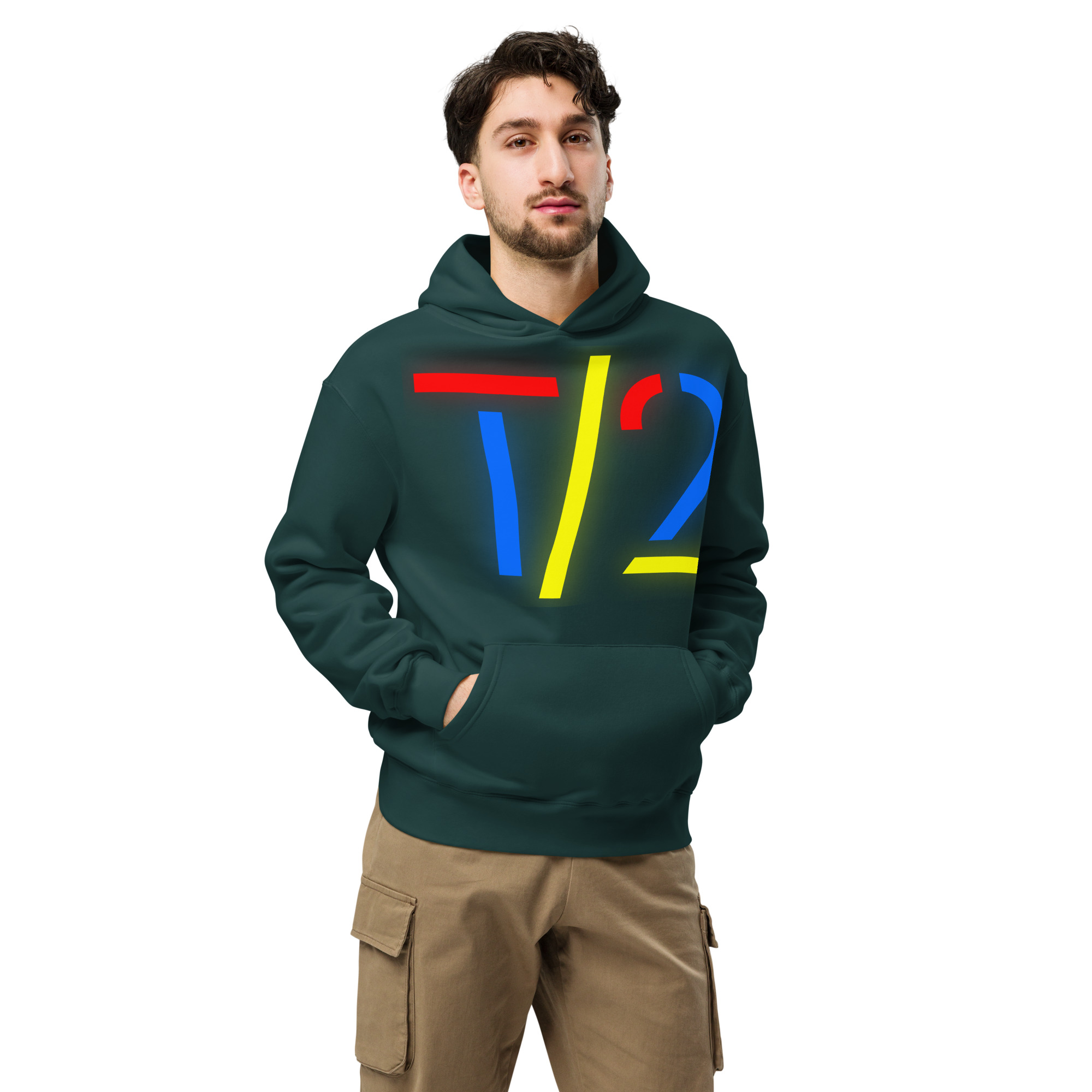 Unisex oversized hoodie T2 Linux Fan — изображение 5